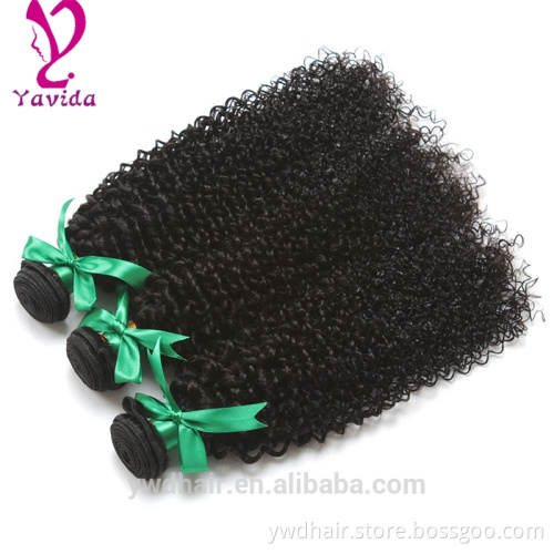 7A Peruvian Kinky Curly Weave Hair Bundles afro kinky curly human hair Free Shipping